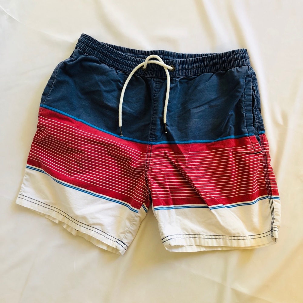 Red White Blue Board Shorts Size 34